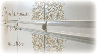 Feine Strukturpaste Selber Machen Diy Modelling Paste
