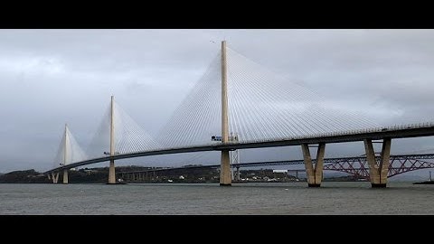 Queensferry Crossing Road Bridge On History Visit To Firth Of Forth Scotland