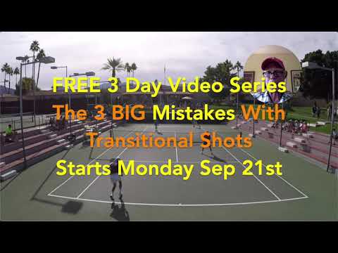 Tennis Doubles Strategy - How To Play Your Transitional Shots - NEW COMP SERIES