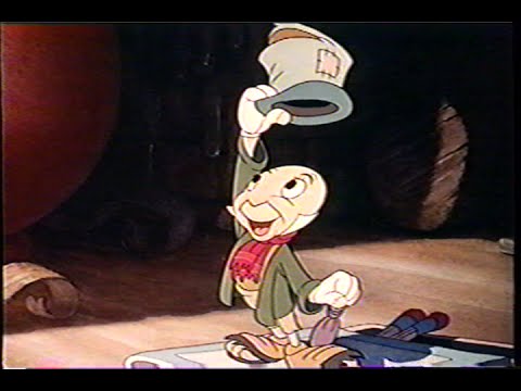 Pinocchio 60th Anniversary Edition 1999 Trailer 2 VHS Capture