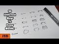 How To Draw Mouths | 20 Different Ways
