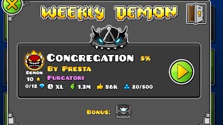 (April fools) Congregation 5% On mobile  Geometrydash