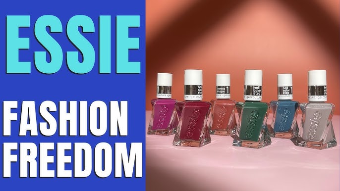 NEW ESSIE GEL COUTURE FASHION Review COLLECTION YouTube WINTER 2022 with comparisons! FREEDOM - 