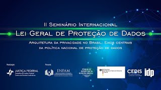 II Seminário Internacional sobre a Lei Geral de Proteção de Dados (29/04/2021)