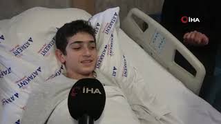 Depremde Anne Ve Babasını Kaybeden Enesin Hastanemizdeki Tedavisi