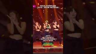 los vocales de jihyo son casi perfectos!