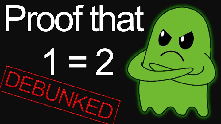 Can You Spot The Error in The Proof That 1=2