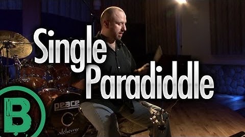Single Paradiddle - Drum Rudiment Lessons