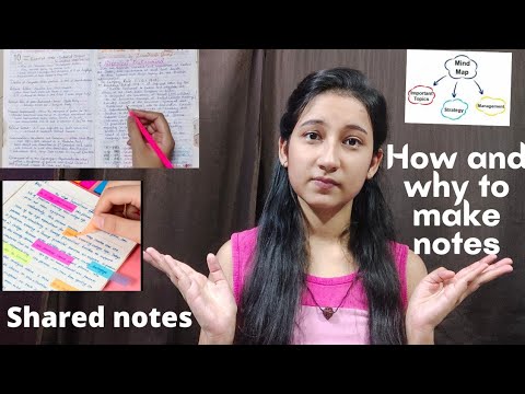 How to make notes? best way to make notes - YouTube