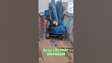 Ép cọc bê tông LỘC PHÁT, ép cọc vuông, ép cọc ly tâm #xaydung #epcoc #epcocbetongtphcm #congtyepcoc