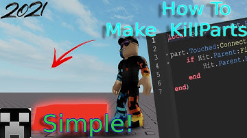 How To Script A Kill Part In Roblox Studio !