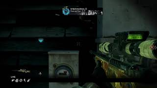 Call of Duty Ghost Wallbang Trickshot but i landed :(
