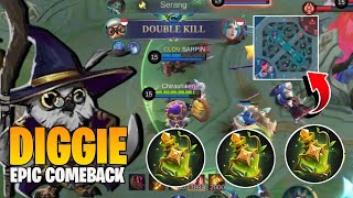 INSANE Diggie Solo Rank Comeback! Best Damage Build 2026 | Build Top Global Diggie Mobile Legends