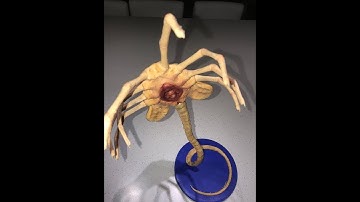 Prusa I3 Mk3 Alien Movie Face Hugger 18" Tall 4K Time Lapse