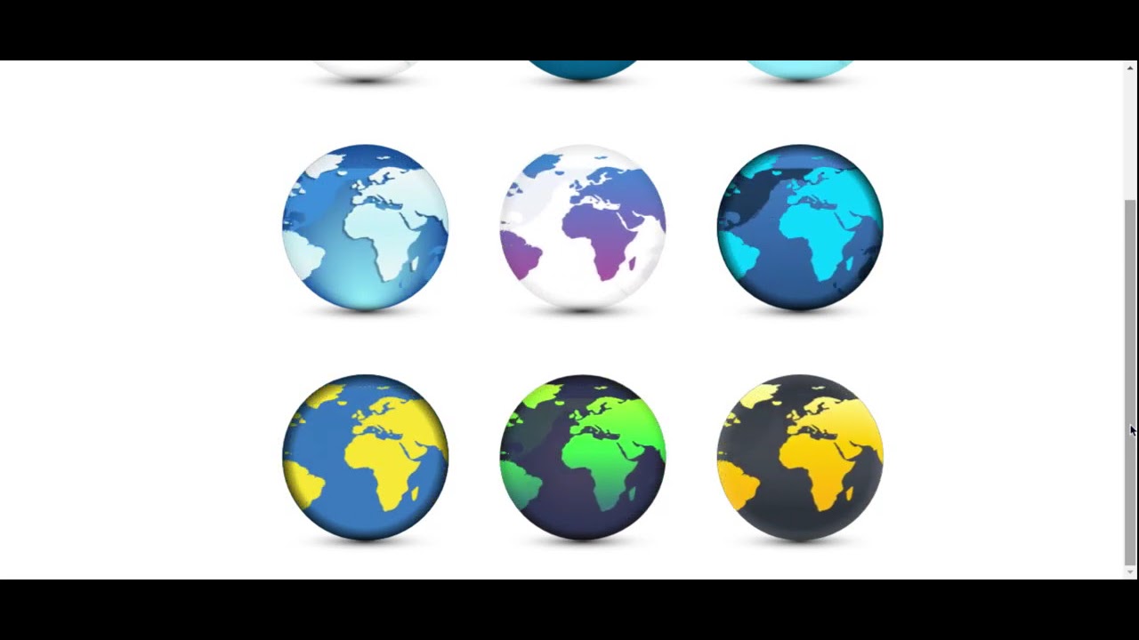 Globe Animated SVG With CSS - YouTube