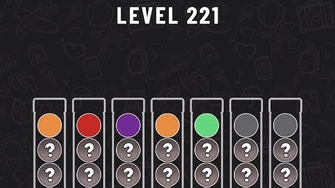 Ball Sort Puzzle Level 221 #ballsortpuzzle #ballsortpuzzlegameplay #puzzlegame #mobilegames
