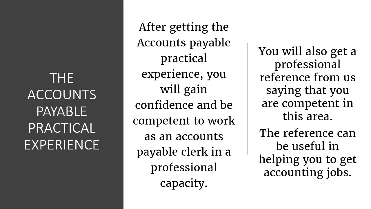 Accounts Payable Job Role : Accounts Payable job description and duties ...