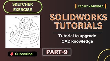 SOLIDWORKS Tutorials For Beginners Part-9 | Fully Defined 2D Sketch #solidworkstutorial