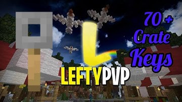 Opening 70 Crate Keys | LeftyPvP Skyblock