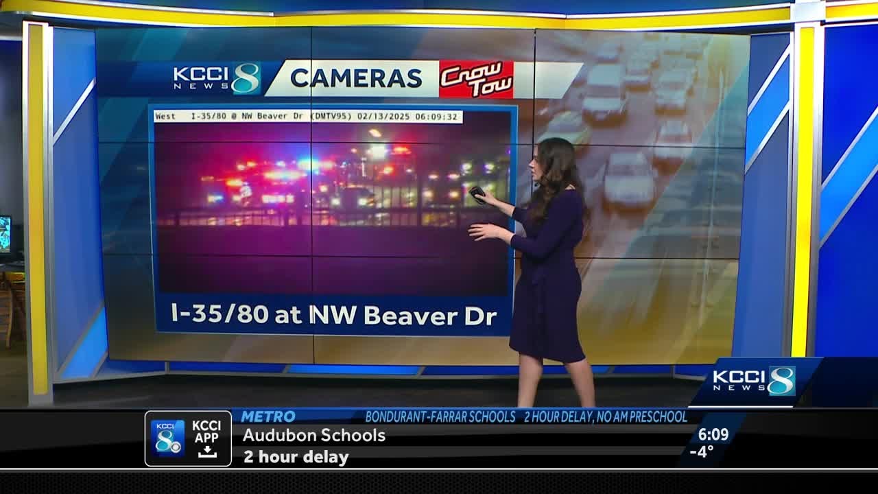 Slick road conditions lead to crashes on I-235, 35/80 - YouTube