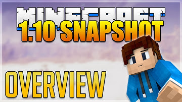 Minecraft 1.10 Snapshot 16W20A Quick Look & Overview! POLAR BEARS, FOSSILS, AND MORE!