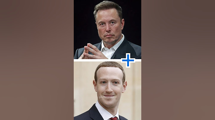 AI combines Elon Musk and Mark Zuckerberg. #ai #elonmusk #x #spacex #markzuckerberg #facebook