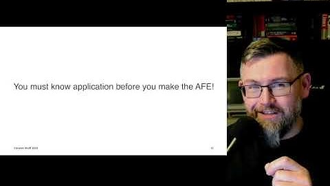 Lecture 4 - Analog frontends and filters