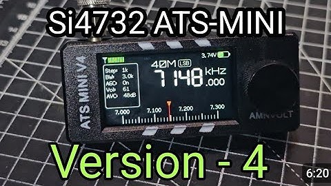 Si4732 V4 , Unbox & Upgrade to Waterfall / Decoder CW/RTTY