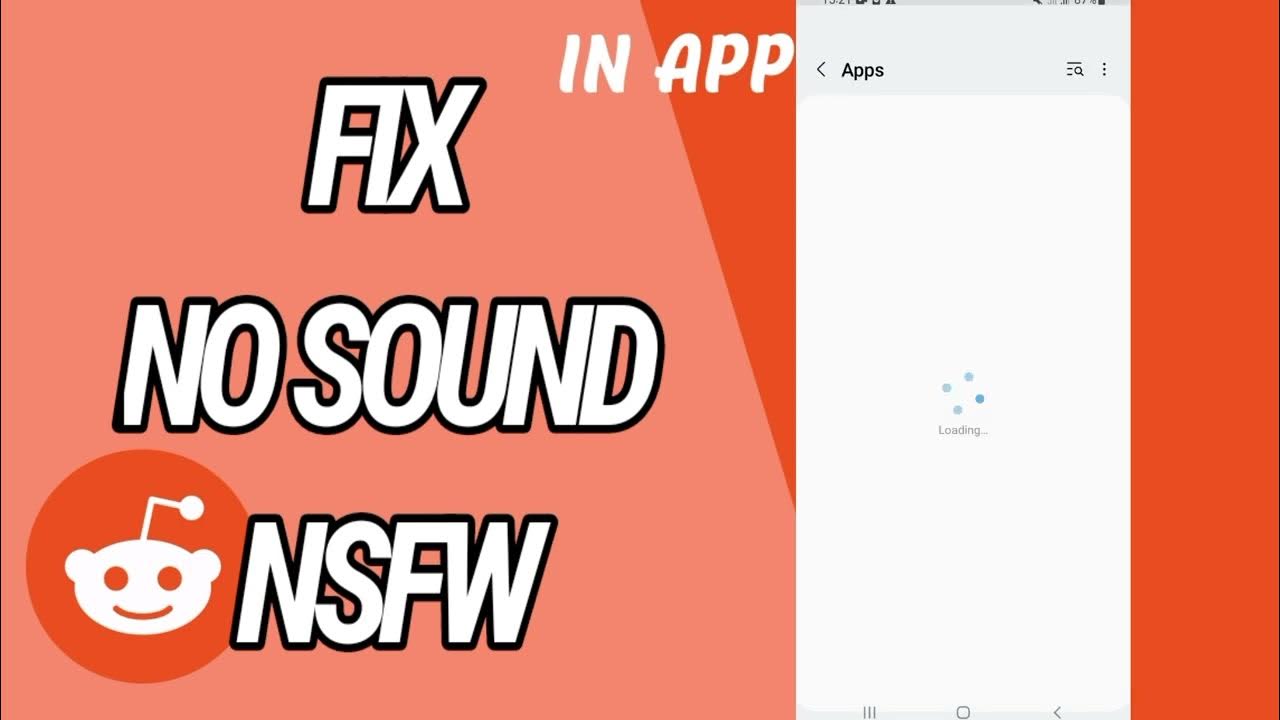 How To Fix And Solve No Sound Nsfw On Reddit App YouTube