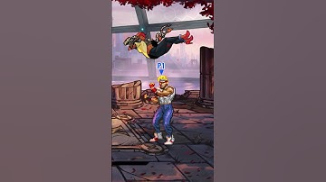 AXEL INFINITE COMBO Streets Of Rage 4 New Patch V08 DLC #shorts