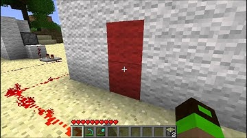 Minecraft Piston Door Tutorial 1.7.2