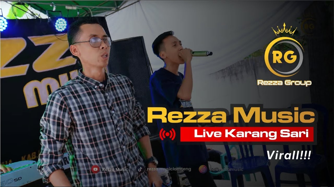 REZZA MUSIC : PERFORM KARANG SARI : AKU TAK BIASA COVER BY MINOHARA & AJO GOBER