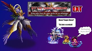 FFBE - How to Survive the Damage of Safer Sephiroth EXT, and clear it if you want.