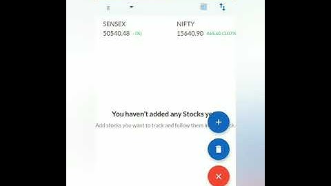 Create a new watchlist in profitmart app