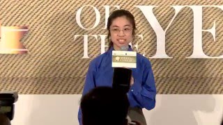 South China Morning Post 2015 Student of the Year Grand Prize winner's acceptance speech