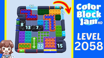 Color Block Jam Level 1171 (2058) Solution Walkthrough