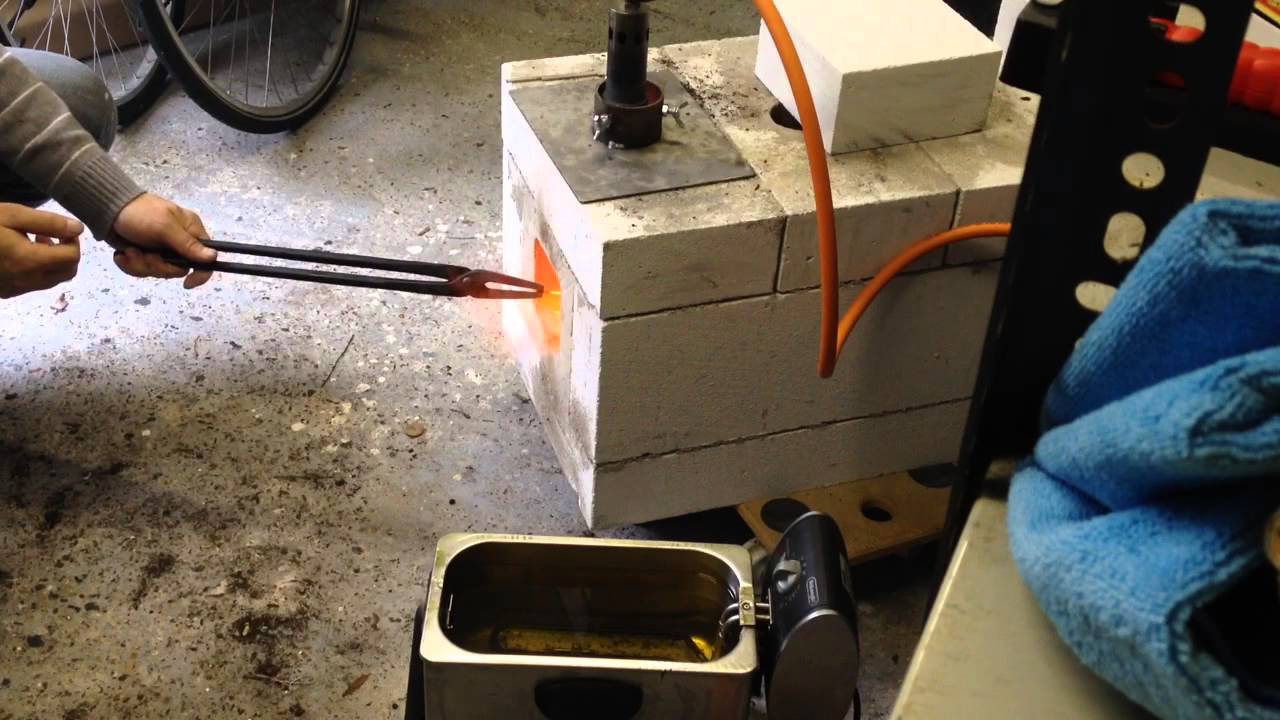 Heat treating the blade and the lock bar YouTube