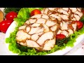 Мраморный Рулет из Курицы – Красивая Ароматная Мясная Нарезка.