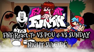 FNF React To VS POU & VS SUNDAY NIGHT SUICIDE||FRIDAY NIGHT FUNKIN'||ElenaYT. screenshot 2