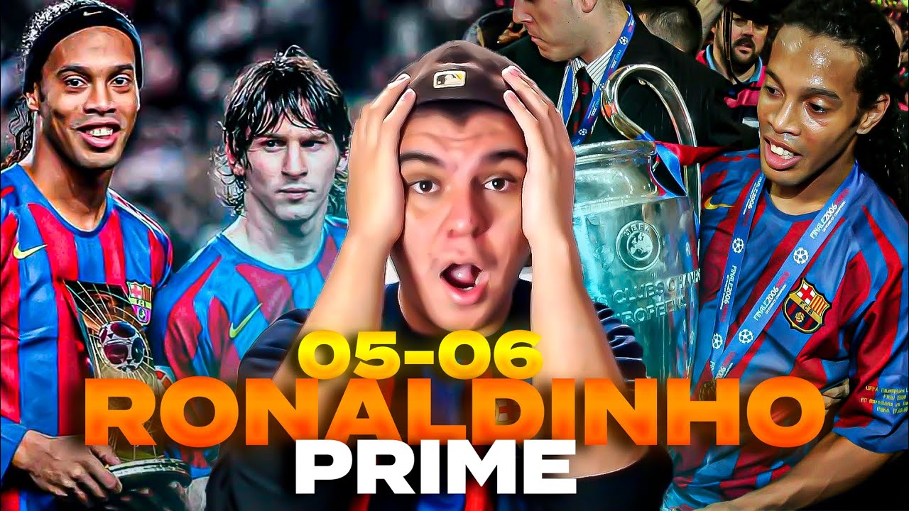 REACCIONO A EL PRIME DE RONALDINHO (2005-06) - SKILLS, JUGADAS Y GOLES ...