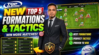 NEW Top 5 Formations and Tactics That Always Make You Win in Top Eleven 2026