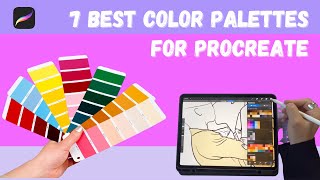 My TOP 7 Color Palettes for Procreate 😍🎨