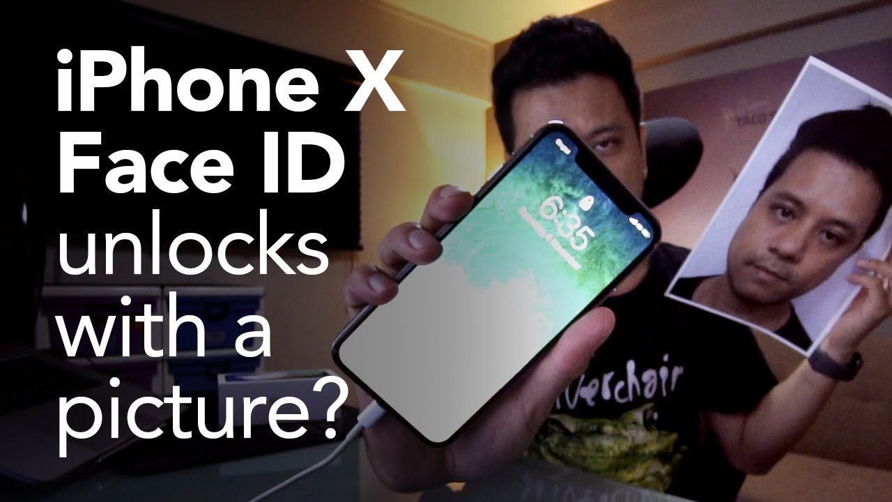 Does showing a picture unlock Face ID?