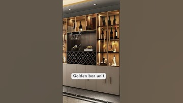 Top 5 unique bar unit design for your home #interiordesign #interior #interiorproject #homedecor