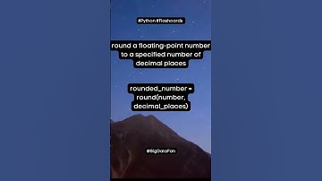 round a floating-point number to a specified number of decimal places