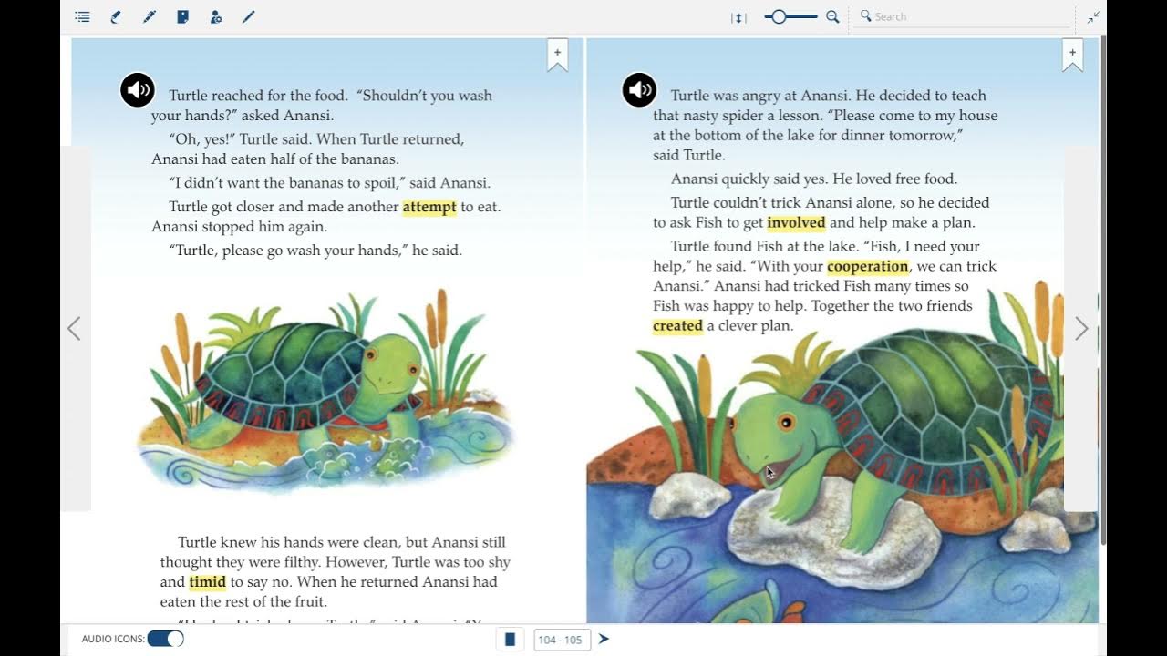 Anansi learns a lesson - Wonders 3rd Read Aloud - YouTube