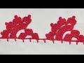 PUNTILLA HERMOSA PARA ADORNAR TUS SERVILLETAS REALIZADA A CROCHET 