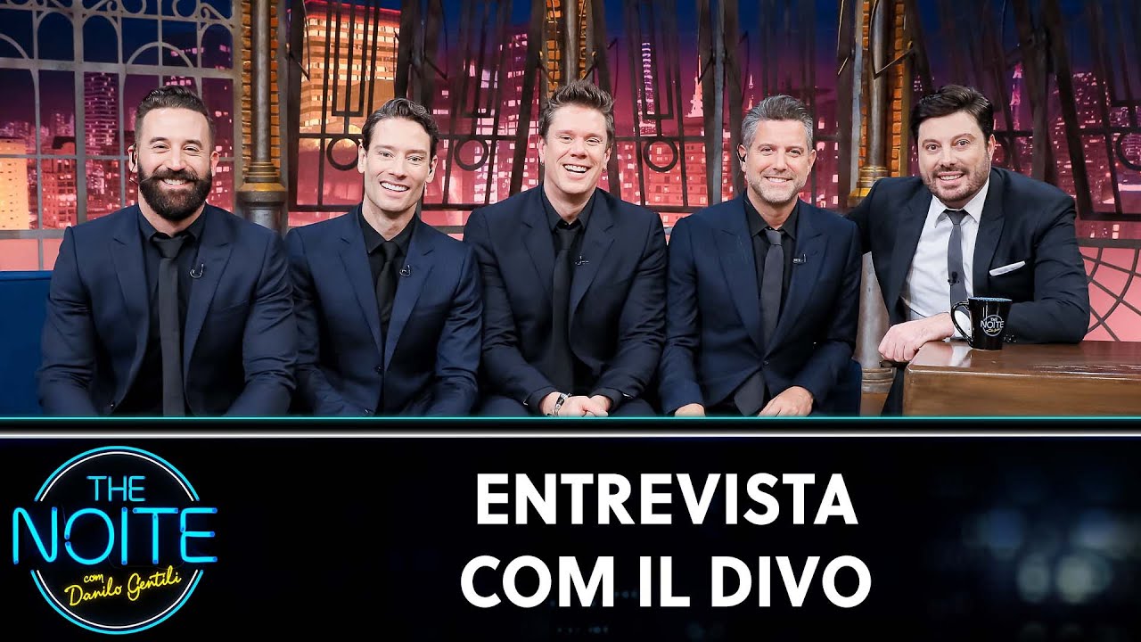 Entrevista com o grupo musical Il Divo | The Noite (21/05/24)