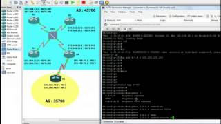 BGP Configuration on Cisco IOS Using GNS3 - Part 2 of 3.mp4