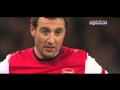 Santi carzorla freekicks vs tottenham 1 left footed 1 right footed